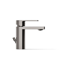 Kohler Parallel Single Hole Bathroom Faucet with Drain Assembly in Vibrant Titanium | product photo