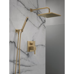 Modern Raincan Tub / Shower System in Champagne Bronze | product photo
