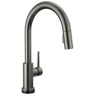 Trinsic VoiceIQ Touch Kitchen Faucet with Touchless Technology in Black Stainless