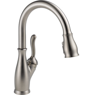Leland Pull Down Sprayer Kitchen Sink Faucet, Single Handle Kitchen Faucet in Spotshield Stainless