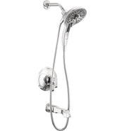 Tetra 17 Series Dual-Function Bathtub Faucet Trim, In2ition Shower Head with Handheld Spray Trim Kit in Chrome
