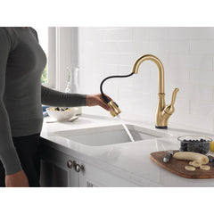 Leland Touch2O Bar / Prep Faucet with Touchless Technology in Gold | product photo