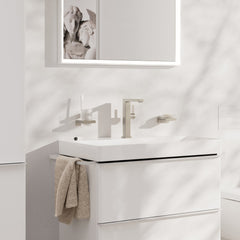 Tecturis E Single-Hole Fine 240 Mono Basin Mixer, 1.2 GPM in Brushed Nickel | product photo