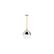 Bellera 13.81 In. One-Light Pendant in Brushed Moderne Brass