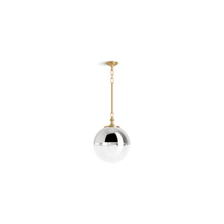 Bellera 13.81 In. One-Light Pendant in Brushed Moderne Brass