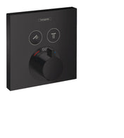 ShowerSelect 1-Handle 6-Inch Wide, Temperature Memory, Thermostatic Valve Trim Only, with Diverter in Matte Black