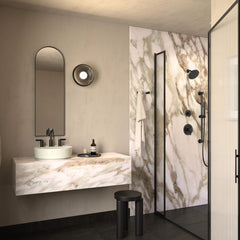 Cia Two-Handle Widespread Bathroom Faucet Trim Kit, Valve Required in Matte Black | product photo