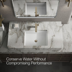 Kohler Composed Single-Handle Bathroom Faucet with Drain Assembly in Vibrant Brushed Bronze | product photo