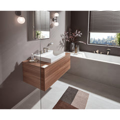 Vivenis Widespread Faucet 95 with Pop-UP Drain, 1.2 GPM in Brushed Nickel | product photo