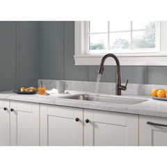 Essa Kitchen Faucet with Pull Down Sprayer in Venetian Bronze | product photo