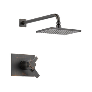 Vero Volume Control Shower Faucet Trim with Lever Handles and TempAssure in Venetian Bronze