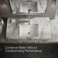 Kohler Composed Single Hole Bathroom Faucet with Drain Assembly in Vibrant Brushed Nickel | product photo