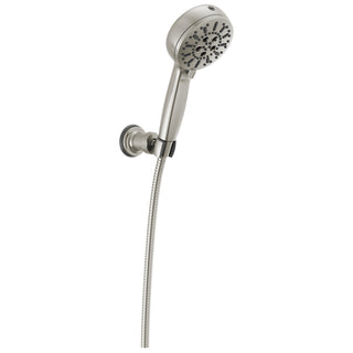 ProClean 7-Spray Wall-Mount Handheld Shower Head, High Pressure Spray Hand Shower with Hose in Lumicoat Stainless