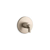 Components Thermostatic Valve Trim with Lever Handle in Vibrant Brushed Bronze