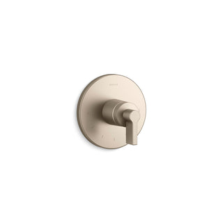 Components Thermostatic Valve Trim with Lever Handle in Vibrant Brushed Bronze