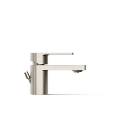 Kohler Parallel Single Hole Bathroom Faucet in Vibrant Brushed Nickel | product photo