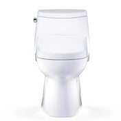 WASHLET+® Carlyle® II One-Piece Elongated 1.28 GPF Toilet and WASHLET+® S5 Bidet Seat, Cotton White - MW6143446CEFG#01