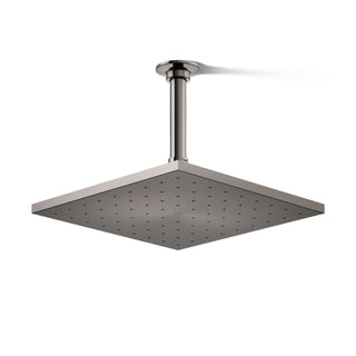 Contemporary 10" 2.5 GPM Rain Shower Head in Vibrant Titanium