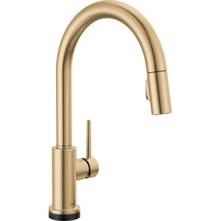 Trinsic Touch Kitchen Faucet with Pull Down Sprayer, Single Handle, Brilliance Champagne Bronze