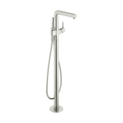 Talis S Single Handle Floor Mounted Trim with Hand Shower in Brushed Nickel