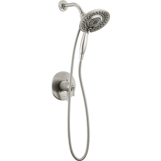 Saylor 17 Series Dual-Function Shower Faucet Set with In2ition 2-in-1 Dual Shower Head with HandHeld Spray Combo, Valve Trim Kit, Stainless (Valve Not Included)