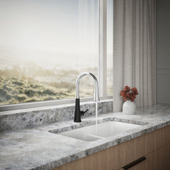 Kohler Tone Touchless Pull-Down Kitchen Sink Faucet with Three-Function Sprayhead | product photo