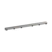RainDrain Classic 39 3/8" Linear Grid Shower Drain in Brushed Stainless Steel
