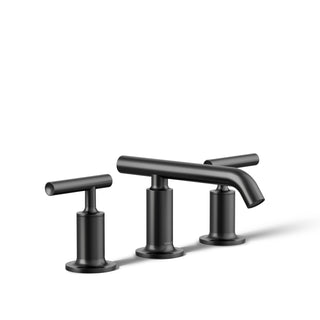 Purist Widespread Bathroom Faucet with Drain Assembly
