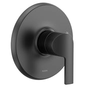 Doux Thermostatic Valve Trim Kit in Matte Black