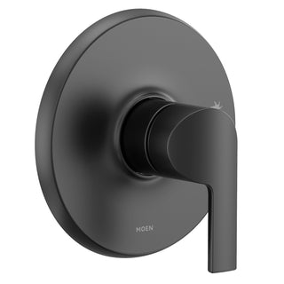 Doux Thermostatic Valve Trim Kit in Matte Black