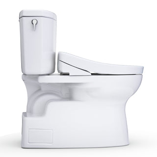 WASHLET+® Vespin® II 1G® Two-Piece Elongated 1.0 GPF Toilet and WASHLET+® S5 Bidet Seat, Cotton White - MW4743446CUFG#01