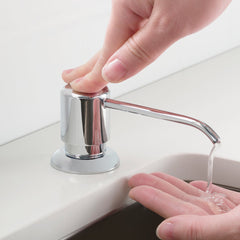 Pax™ 24" L x 18.5" W Undermount Kitchen Sink with Faucet in Chrome | detail photo