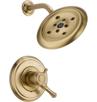 Cassidy Shower Faucet Trim Kit with H2okinetic Technology in Champagne Bronze