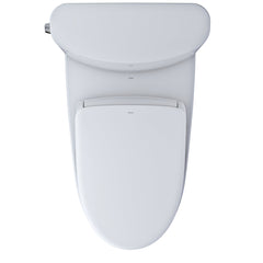 WASHLET 1.28 GPF Elongated Floor Mounted Two-Piece Toilet (Seat Included) in Cotton | product photo