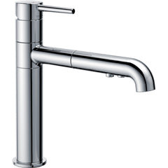 Trinsic Pull Out Sprayer Kitchen Sink Faucet, Single Handle Kitchen Faucet in Chrome | product photo
