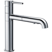 Trinsic Pull Out Sprayer Kitchen Sink Faucet, Single Handle Kitchen Faucet in Chrome