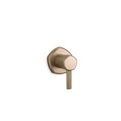 Occasion Transfer Valve Trim with Lever Handle in Brushed Bronze | product photo