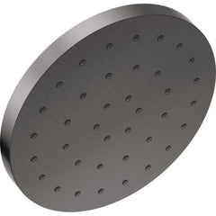 Rain Fixed Shower Head with H2Okinetic Technology, 2.5 GPM in Black Stainless | product photo