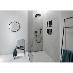 RainDrain Match Trim Zero/ Tile 47 1/4" with Height Adjustable Frame in Matte Black | product photo