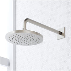 Sefina Thermostatic Shower System with Slide Bar and Hand Shower, Brushed Nickel | detail photo
