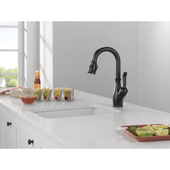 Leland Touch2O Bar / Prep Faucet with Touchless Technology in Matte Black | product photo