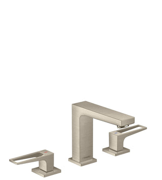 Metropol Low Flow Water Saving Widespread Bathroom Faucet in Brushed Nickel