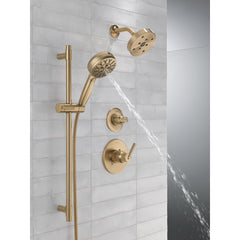 ProClean 7-Spray Hand Shower with Slide Bar, Handheld Shower with High Pressure Spray in Lumicoat Champagne Bronze | product photo