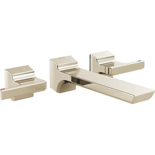 Pivotal Wall Mounted Bathroom Faucet Trim Kit with DIAMOND™ Seal Technology in Polished Nickel