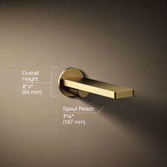 Kohler Composed Wall-Mount Tub Spout | product photo
