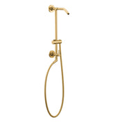 Annex Rail Slide Bar Shower Pipe in Brushed Gold