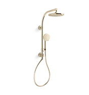 Hydrorail-R Occasion Arch Shower Column Kit With Rainhead And Handshower 1.75 Gpm in Vibrant French Gold