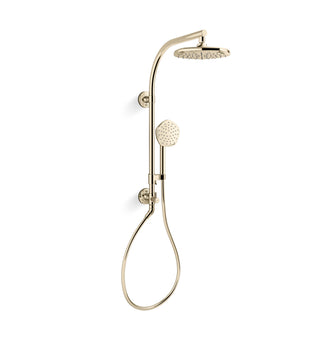 Hydrorail-R Occasion Arch Shower Column Kit With Rainhead And Handshower 1.75 Gpm in Vibrant French Gold