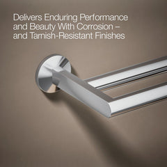 Components Double Towel Bar in Polished Chrome | product photo