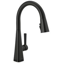 Lenta Matte Black Touch Kitchen Faucet with Pull Down Sprayer | product photo